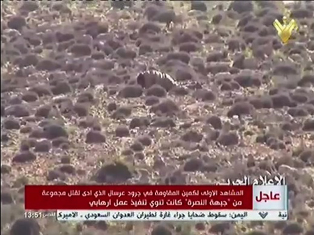 cadaver de un terrorista Exitosa operación de Hezbolá contra terroristas en Qalamun